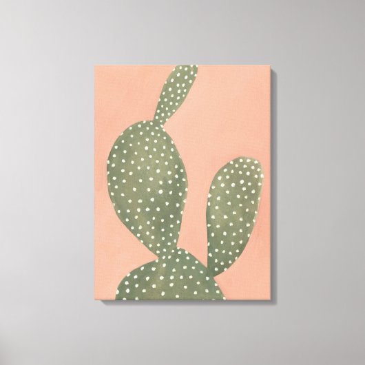 Coral Cacti Canvas Afdruk (Voorkant)