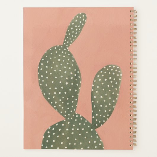 Coral Cacti Planner (Achterkant)
