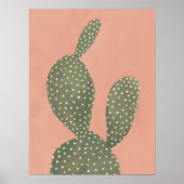 Coral Cacti Poster (Voorkant)