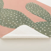 Coral Cacti Sherpa Deken (3/4)