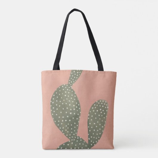 Coral Cacti Tote Bag (Achterkant)