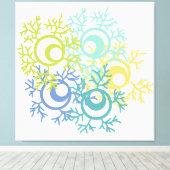 Coral Canvas Afdruk (Insitu (Houten vloer))