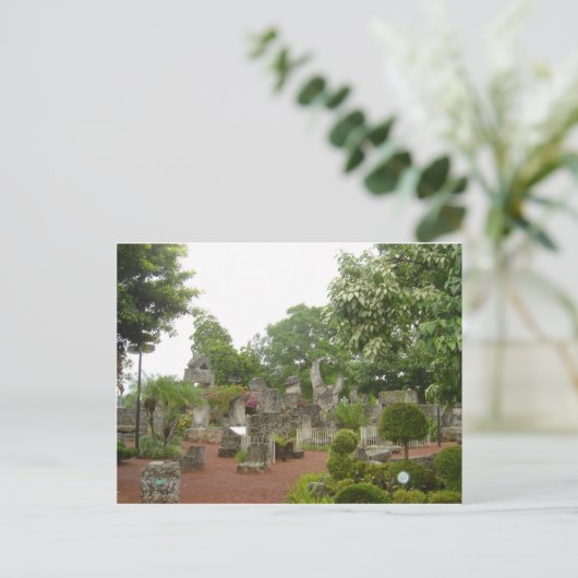 Coral Castle Briefkaart (Staand voorkant)