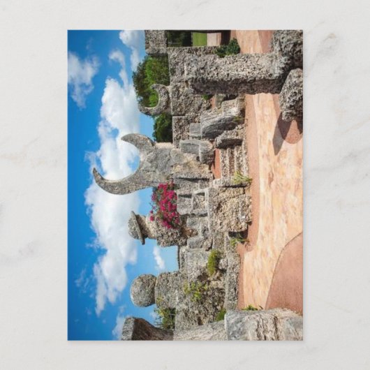 Coral Castle Briefkaart (Voorkant)