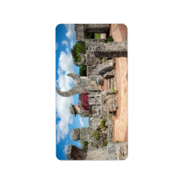 Coral Castle Flexible Magnet Etiket