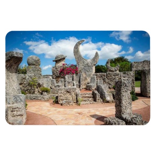 Coral Castle Flexible Magnet Magneet (Horizontaal)