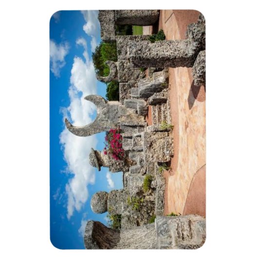 Coral Castle Flexible Magnet Magneet (Verticaal)