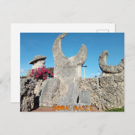 Coral Castle, Miami Briefkaart (Voorkant / Achterkant)