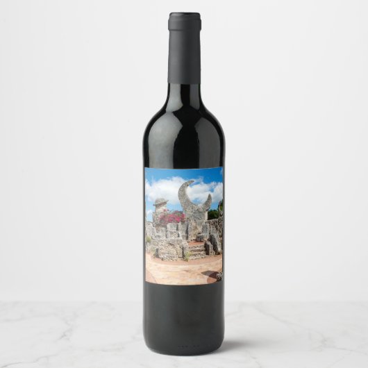 Coral Castle Wine Label Wijn Etiket (Voorkant)