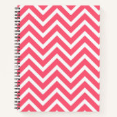 Coral Chevron Notitieboek (Voorkant)