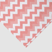 Coral Chevron Tissue Paper Tissuepapier (Detail)