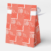 Coral Chic Mod Design Bedankdoosjes (Achterkant)
