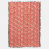 Coral Chic Mod Design Deken (Voorkant Verticaal)