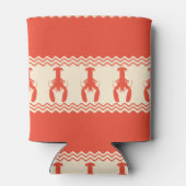 Coral Coastal Lobster Stripes Blikjeskoeler (Achterkant)