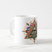 Coral Compass Eye koffiemok (Voorkant links)