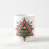 Coral Compass Eye koffiemok (Center)