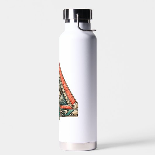 Coral Compass Eye Waterfles (Links)