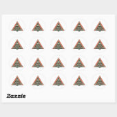 Coral Compass Oogsticker Ronde Sticker (Vel)