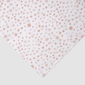 Coral Confetti Waterverf Stippen Tissue Paper Tissuepapier (Detail)