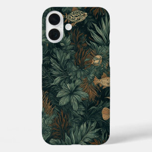 Coral Cosmos Drift - IPhone 16 Hoesje