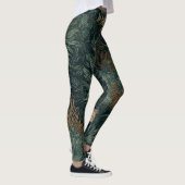 Coral Cosmos Drift - Leggings (Rechts)