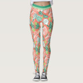 Coral Court Rally Leggings (Voorkant)