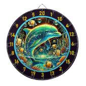 Coral Cove Dolphin Dartboard Adventure Dartbord (Voorkant)