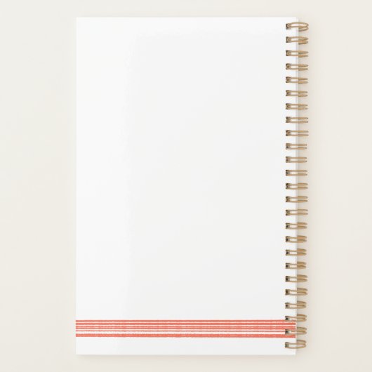 Coral Crush Planning Planner (Achterkant)