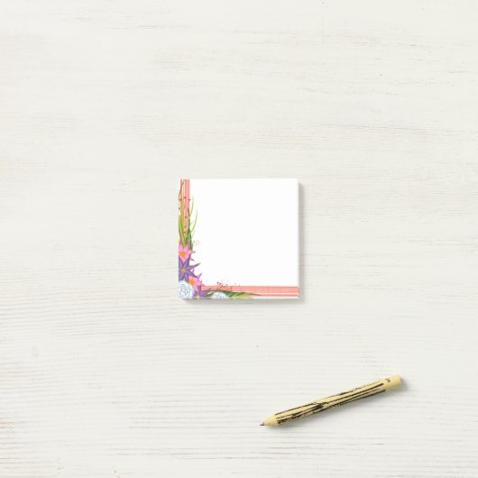 Coral Crush Post-It Notes (Op bureau)