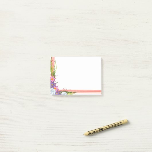 Coral Crush Post-it Part Duex Post-it® Notes (Op bureau)