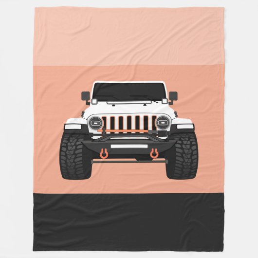 Coral Crusher Fleece Deken (Voorkant)