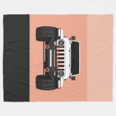 Coral Crusher Fleece Deken (Voorkant (Horizontaal))