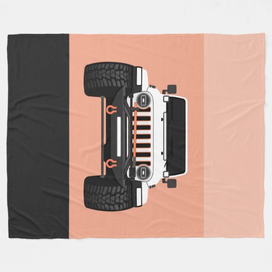 Coral Crusher Fleece Deken (Voorkant (Horizontaal))