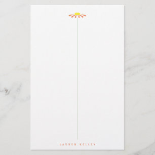 Coral Daisy Briefpapier