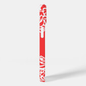 Coral Damask Custom Monogrammen Monogrammen Hoesje (Achterkant / Rechts)