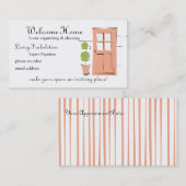  Coral-deur Afsprakenkaartje (Voorkant / Achterkant)