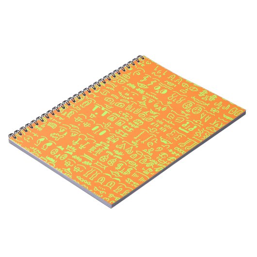 Coral Doodle Spiral Notebook – Abstract Line Art i Notitieboek (Linkerzijde)