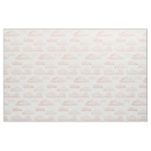 Coral Dreamtime Waterverf Clouds Fabric Stof (Yard (91,4 cm))