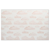 Coral Dreamtime Waterverf Clouds Fabric Stof (Fat Quarter)
