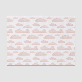 Coral Dreamtime Waterverf Clouds Tissue Paper Tissuepapier
