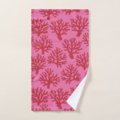 Coral Drift Red Pink Bad Handdoek (Handdoek)