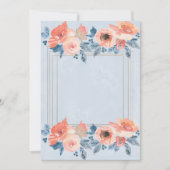 Coral Dusty Blue Gold zal mijn Bridesmaid zijn Kaart (Voorkant)