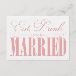 Coral Eat, Drink & trouwen | Behuizing Informatiekaartje