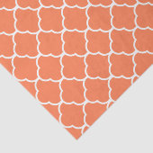 Coral Elegant Moroccan Design Tissuepapier (Detail)
