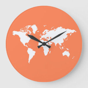 Coral Elegant World Grote Klok