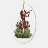 Coral Fairy ~ Sweet Melody Keramisch Ornament (Links)