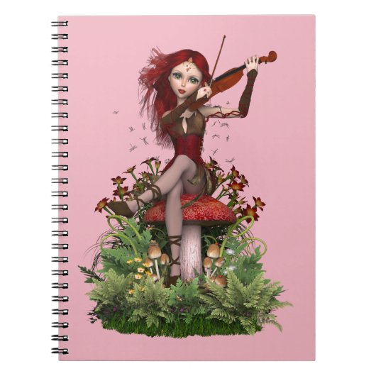 Coral Fairy ~ Sweet Melody Notitieboek (Voorkant)