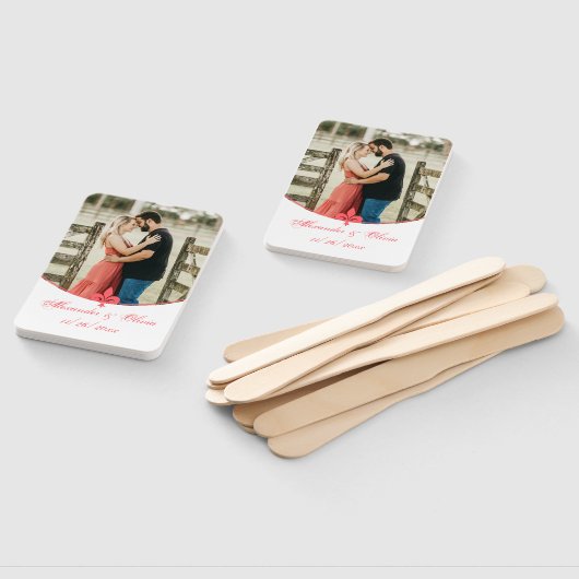 Coral Fleur de Lis Photo Hand Fan Handwaaier (Niet-gemonteerd)