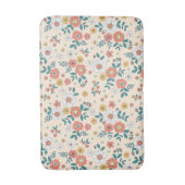 Coral Flower Garden Pattern Badmat (Voorkant Verticaal)