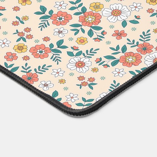 Coral Flower Garden Pattern Bureaumat (Hoek)